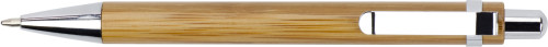 Kugelschreiber aus Bambus, mit Metall-Clip,... Artikel-Nr. (3804)