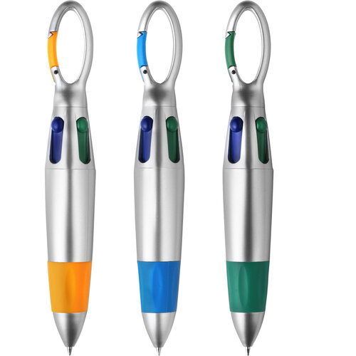 Kugelschreiber aus Kunststoff, mit farbigen... Artikel-Nr. (3306)
