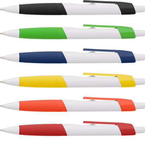 Kugelschreiber aus Kunststoff mit strukturierter... Artikel-Nr. (593476)